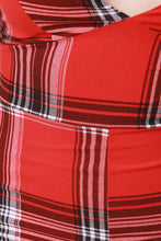 Load image into Gallery viewer, ፕላይድ ቪ-አንገት ፓላዞዞ ዝላይፕት
